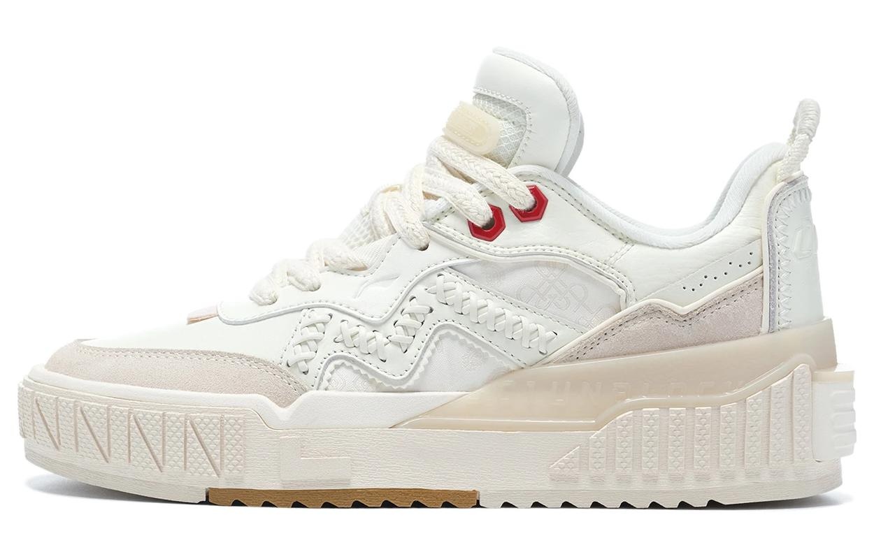 (WMNS) Li-Ning 001 Unblock Skate Shoes 'White Pink Red' AGCT002-1 - 2