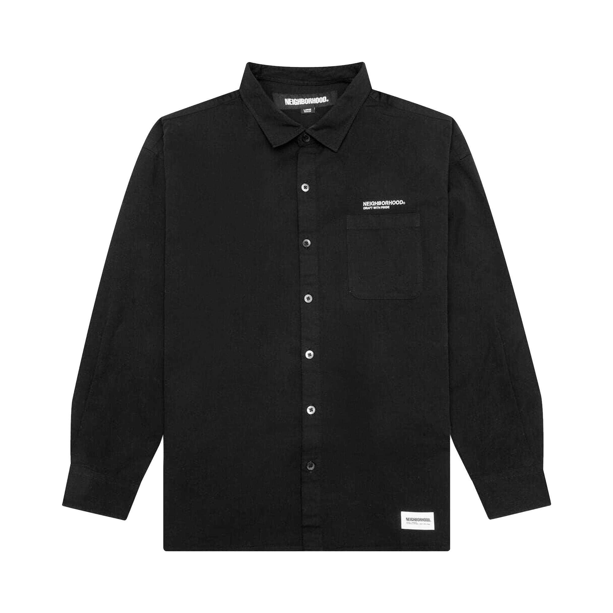 Neighborhood Long-Sleeve Overshirt 'Black' - 1