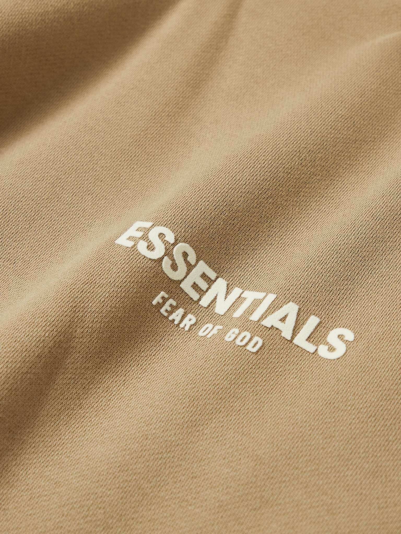 Logo-Flocked Cotton-Blend Jersey Hoodie - 3