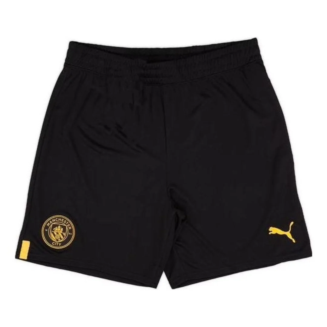 PUMA Manchester City F.C. 22/23 Replica Shorts 'Black Gold' 765752-02 - 1