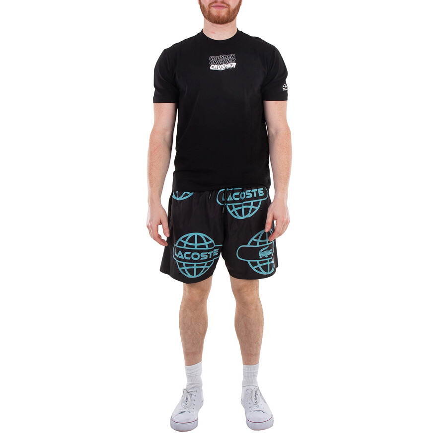 Lacoste Globe Printed Swim Shorts - 4