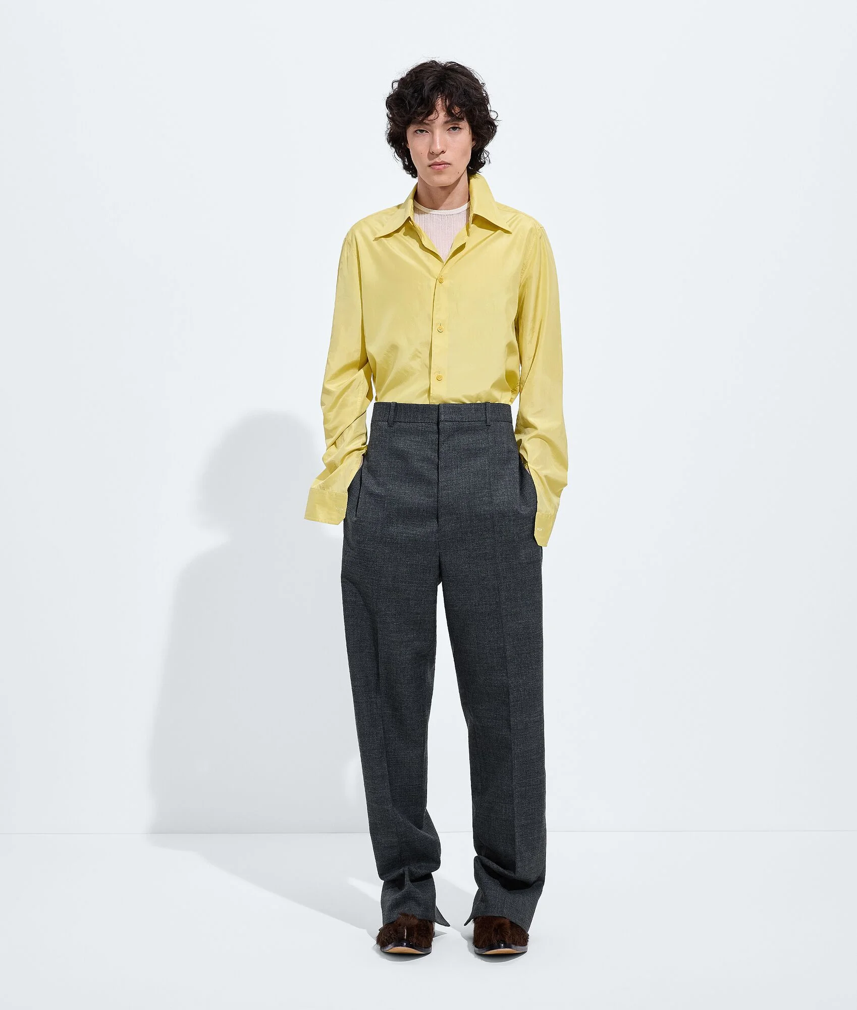 Shetland Wool Toile Pants - 1