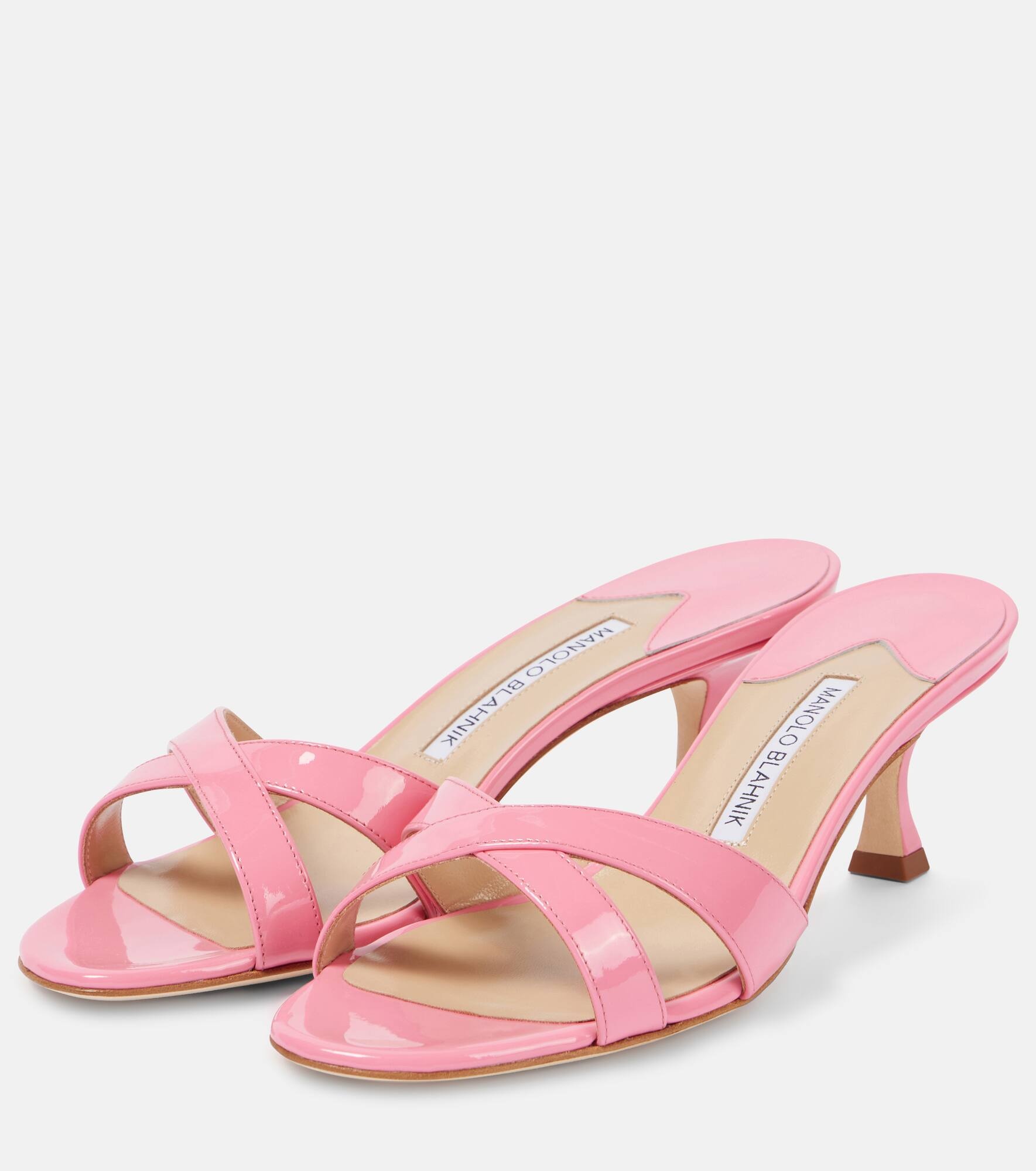 Callamu 50 patent leather sandals - 4