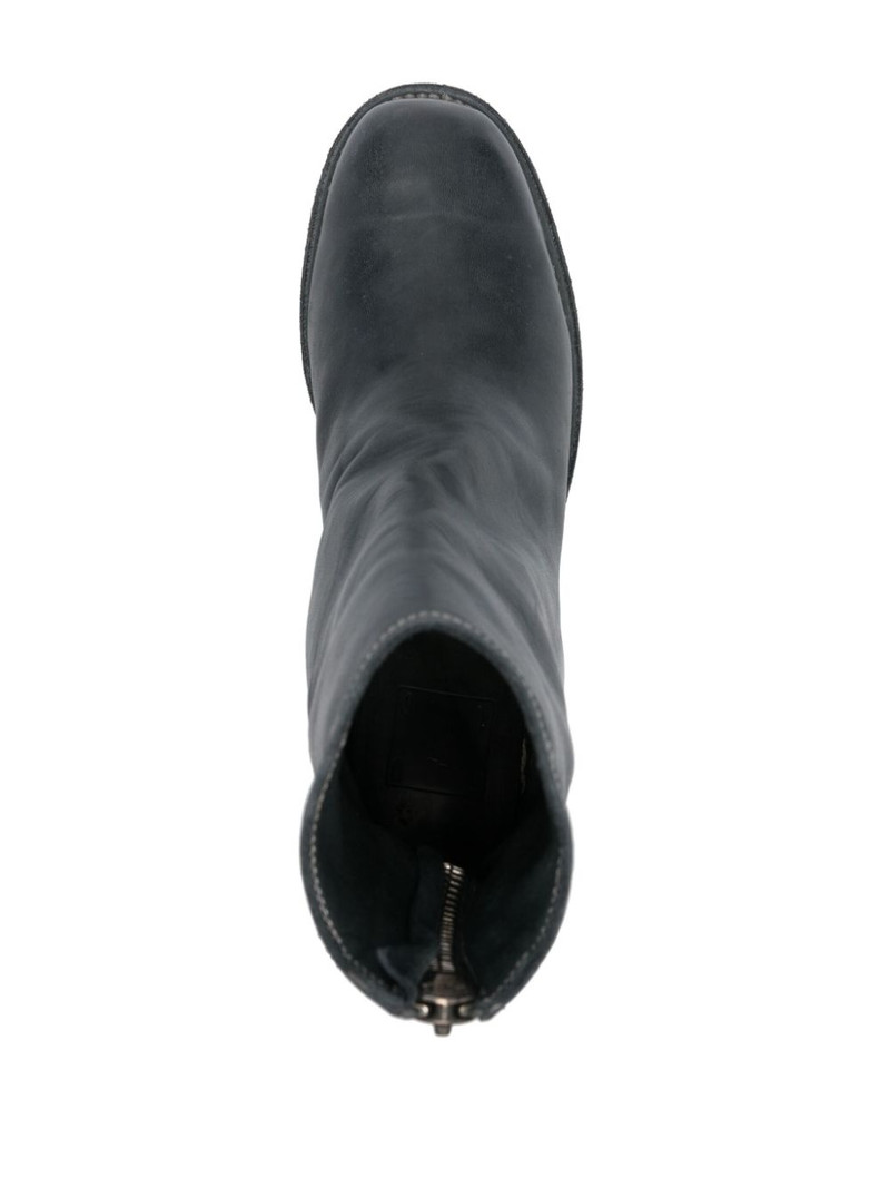 70mm leather ankle boots 4
