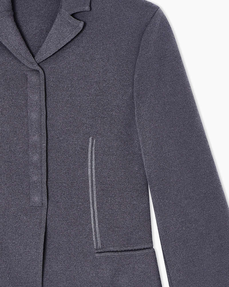 GIORGIO ARMANI SINGLE-BREASTED SHORT JACKET IN CASHMERE outlook
