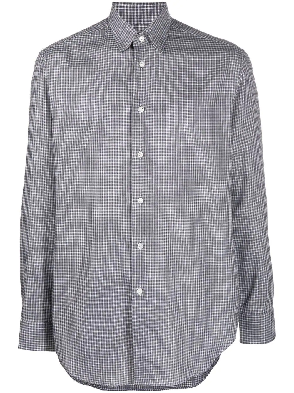 check button-down shirt - 1