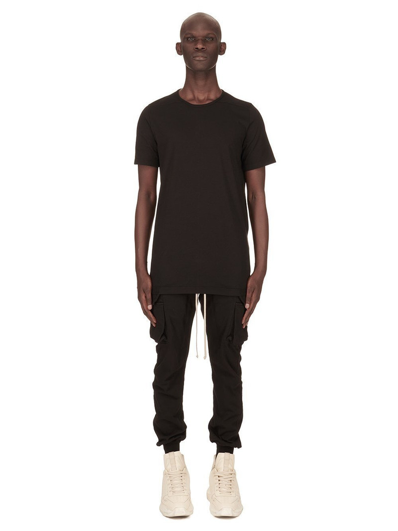 Rick Owens DRKSHDW Black Hollywood Mastodon Cut Cargo Pants outlook