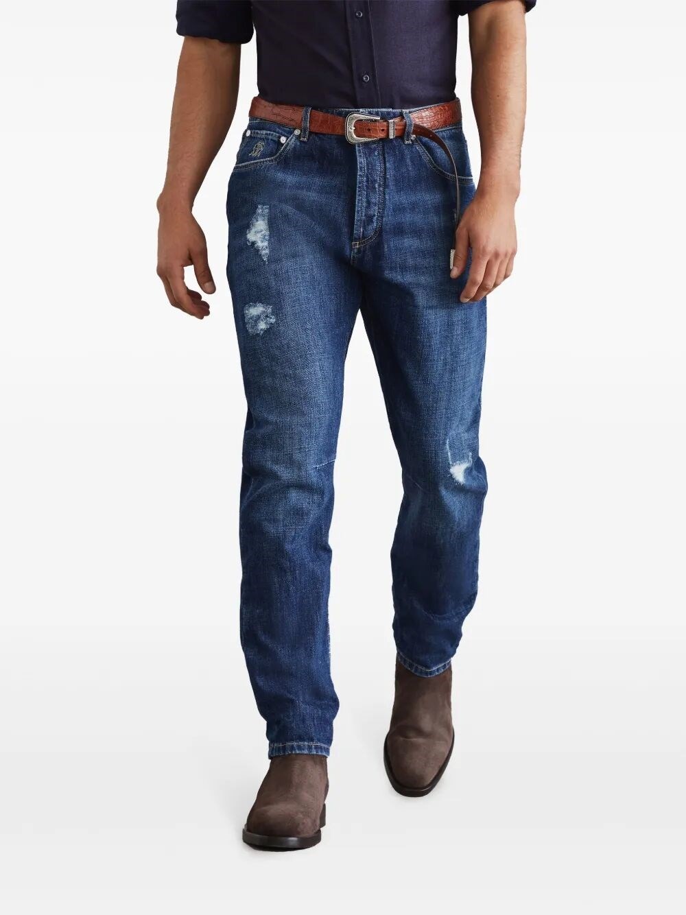 Leisure Fit Five-Pocket Pants - 5