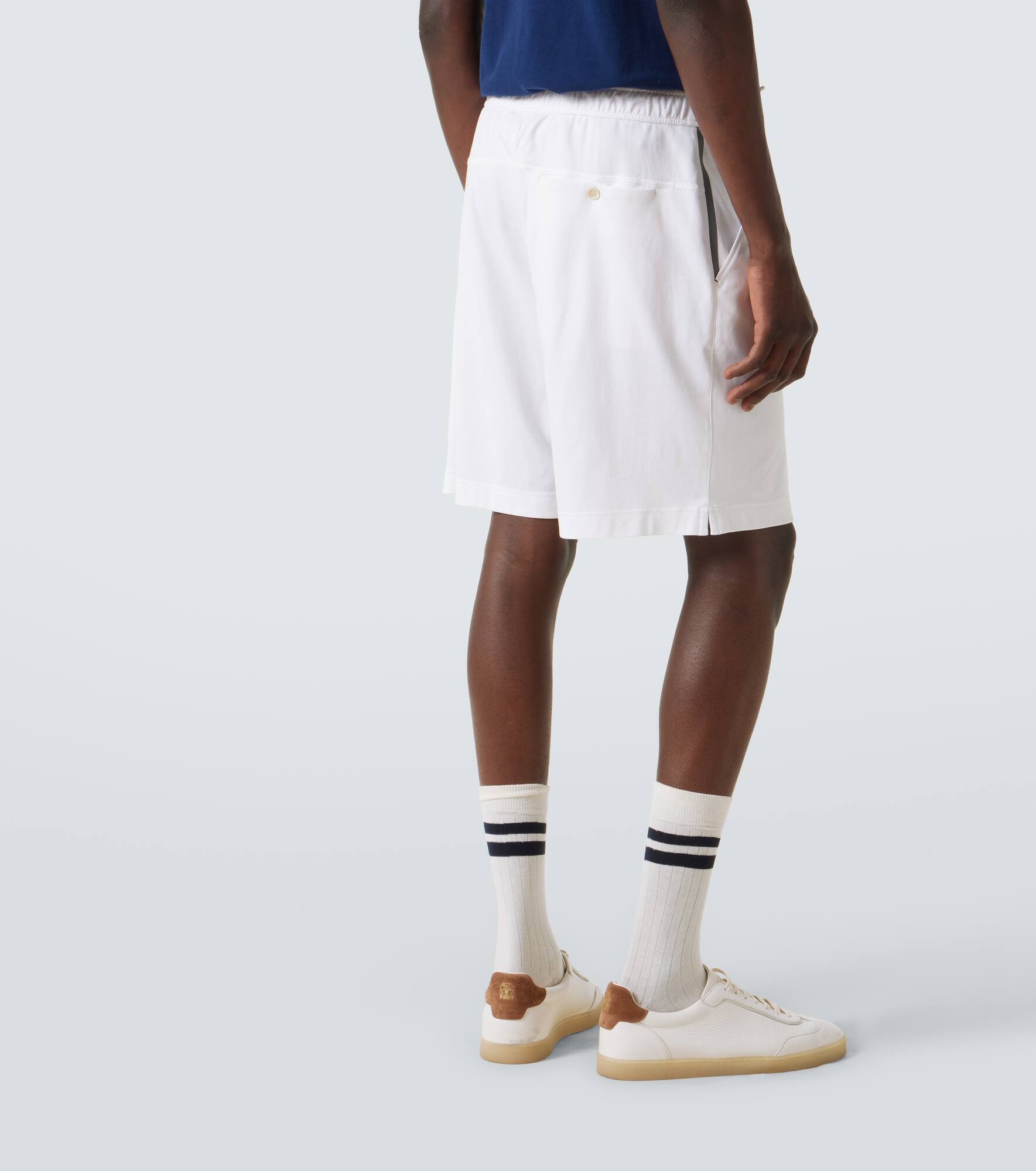 Cotton jersey shorts - 4