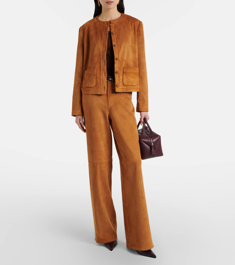 STOULS Mytheo suede wide-leg pants outlook