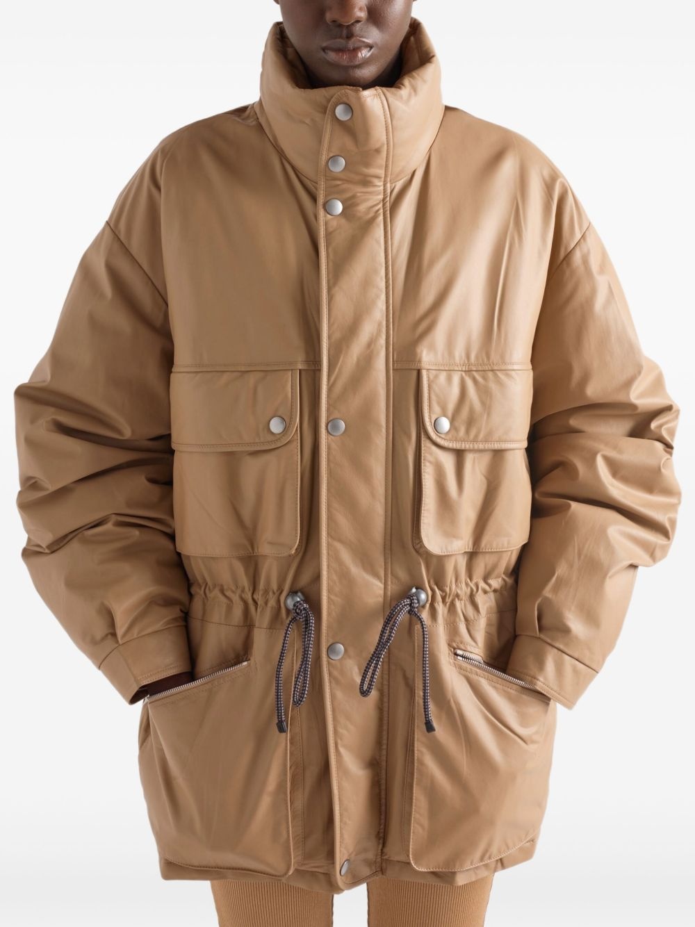 Nappa leather coat - 4