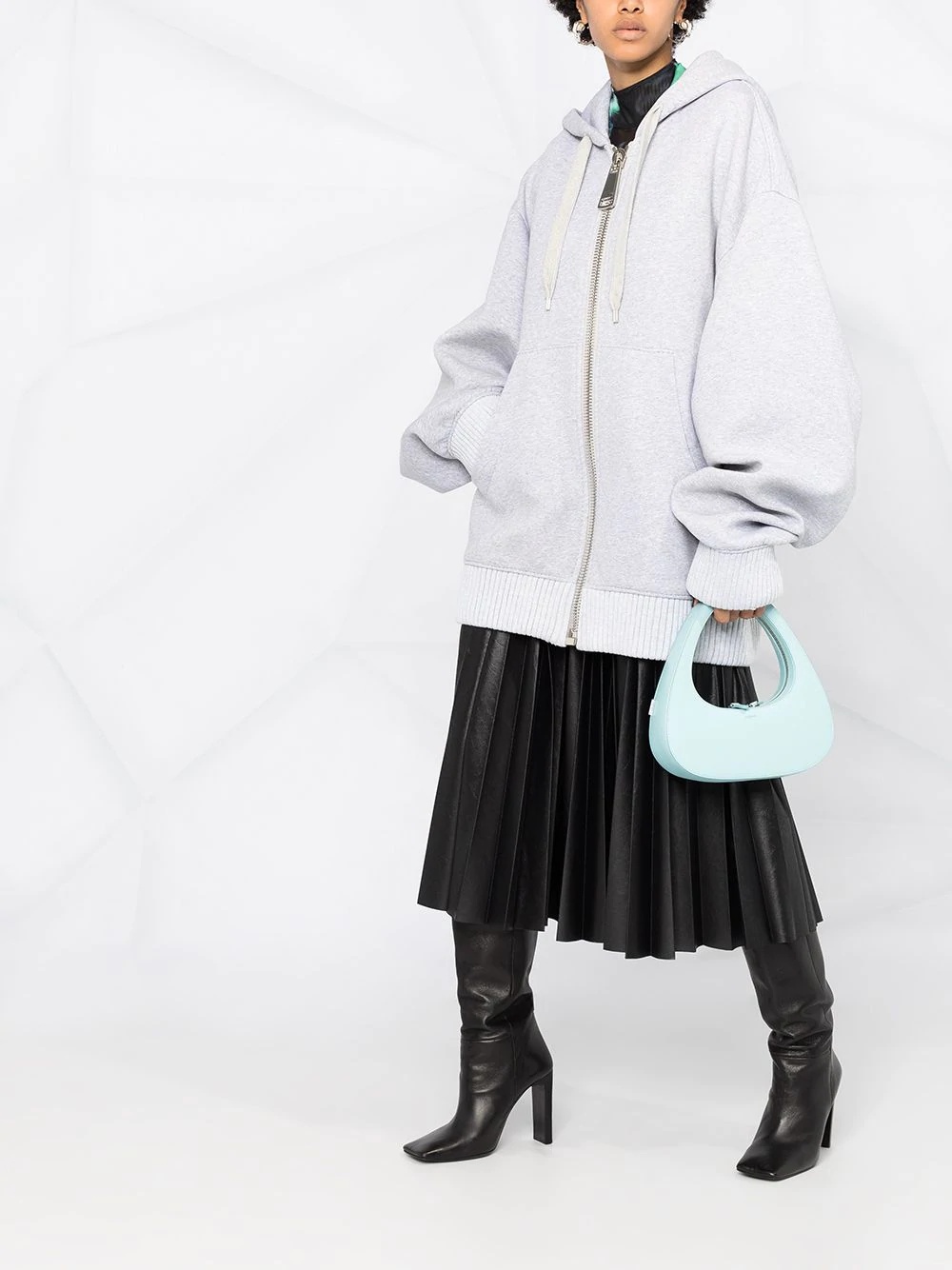 oversized hooded jacket - 4