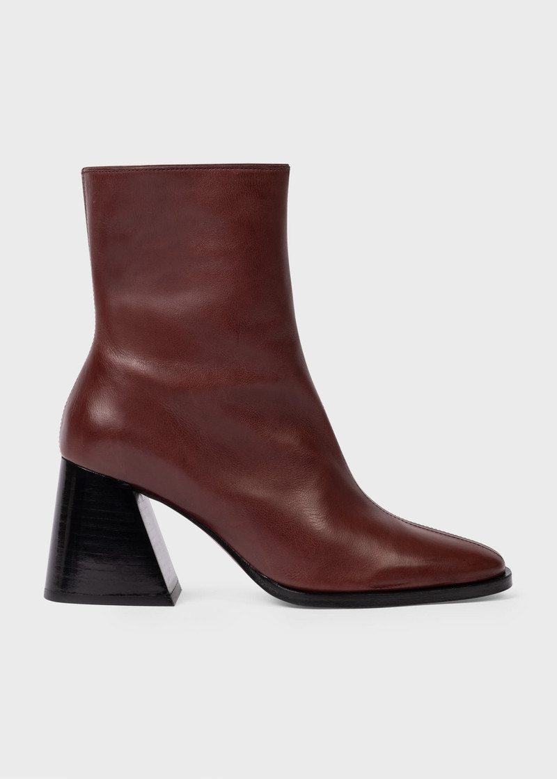 Leather Burgundy 'Baylis' Boots 1