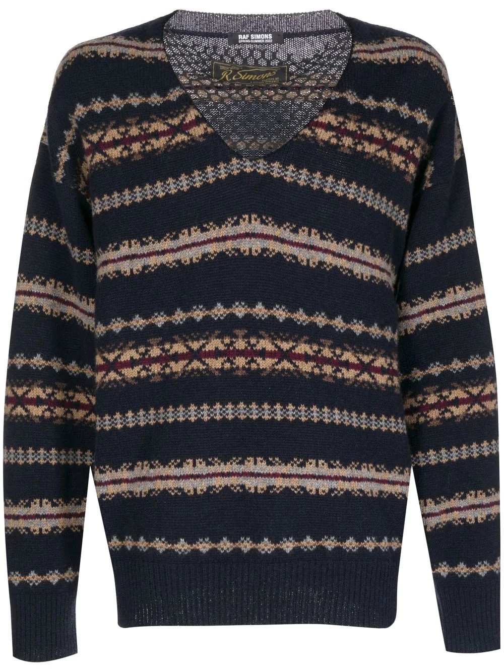 fairisle knit jumper - 1