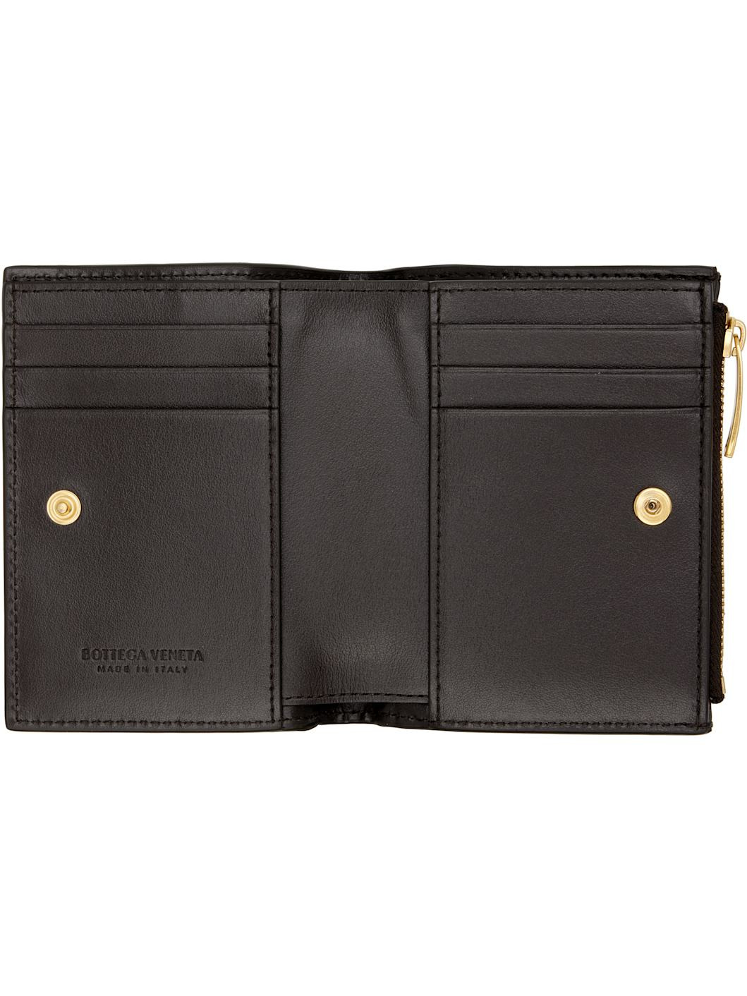 Brown Intrecciato Small Bi-Fold Wallet - 3