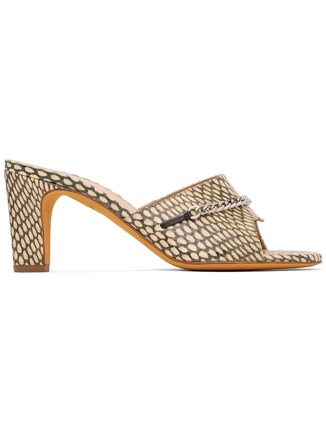 Beige Paloma Heeled Sandals - 1