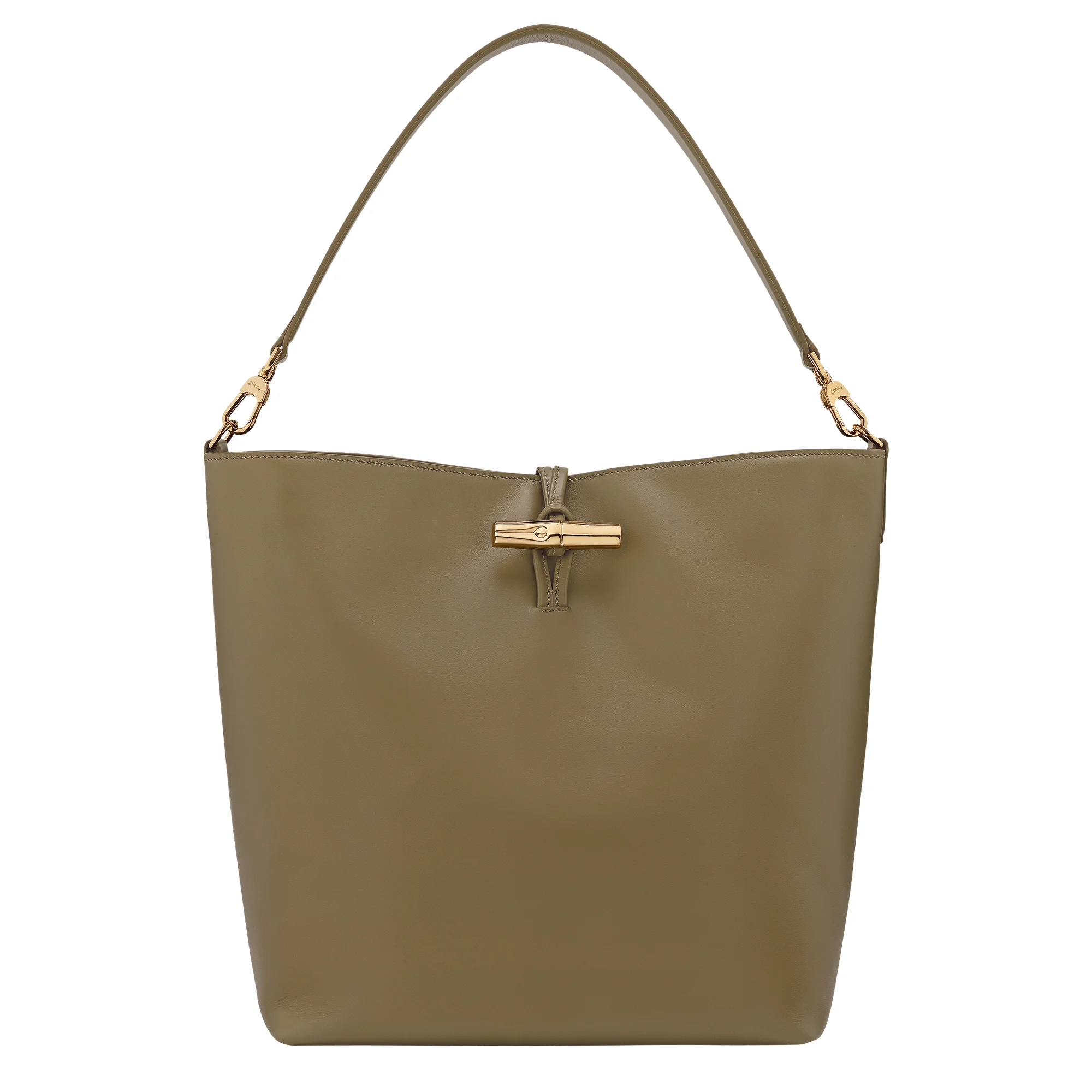 Le Roseau M Hobo bag Olive - Leather - 1