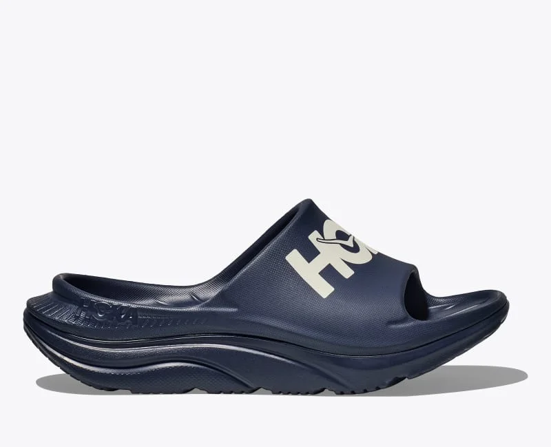 Ora Athletic Slide Shoes in Varsity Navy/White - 1