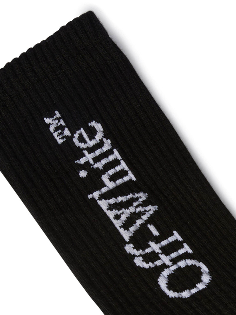 Off-White Big Logo Bksh Mid Calf Socks outlook