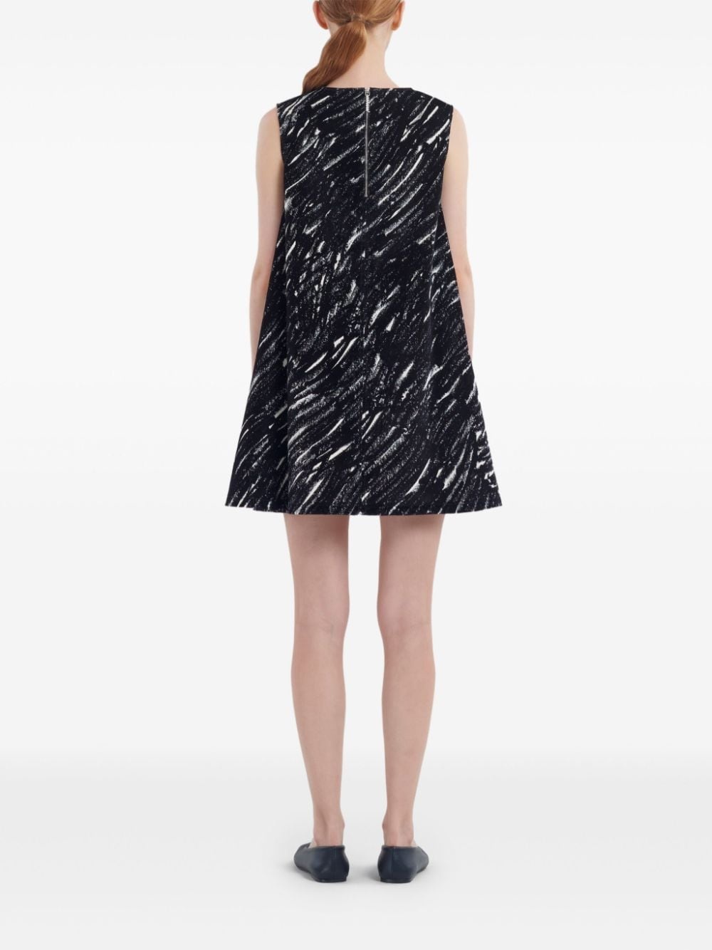 abstract mini dress - 4