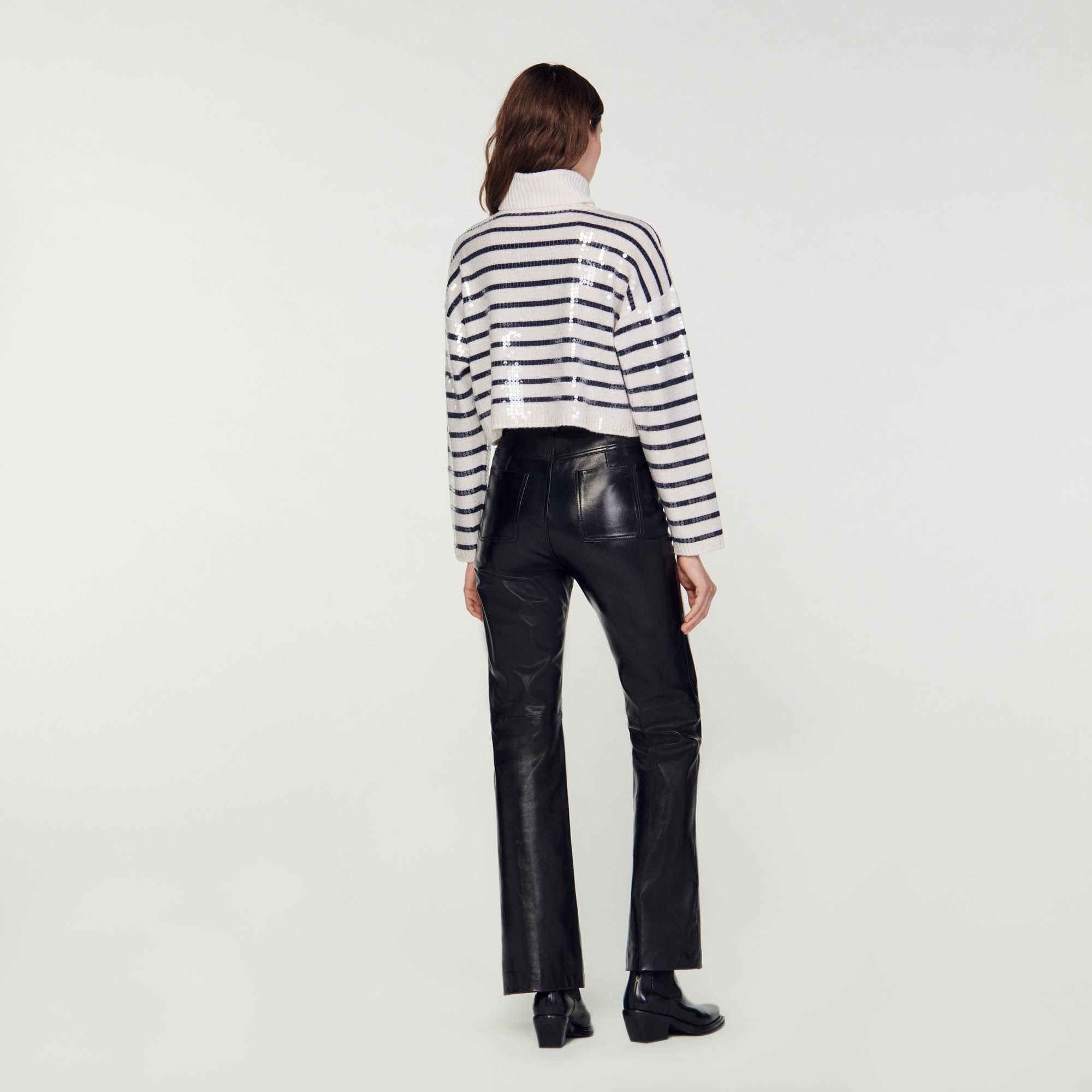 CROPPED BRETON SWEATER - 6