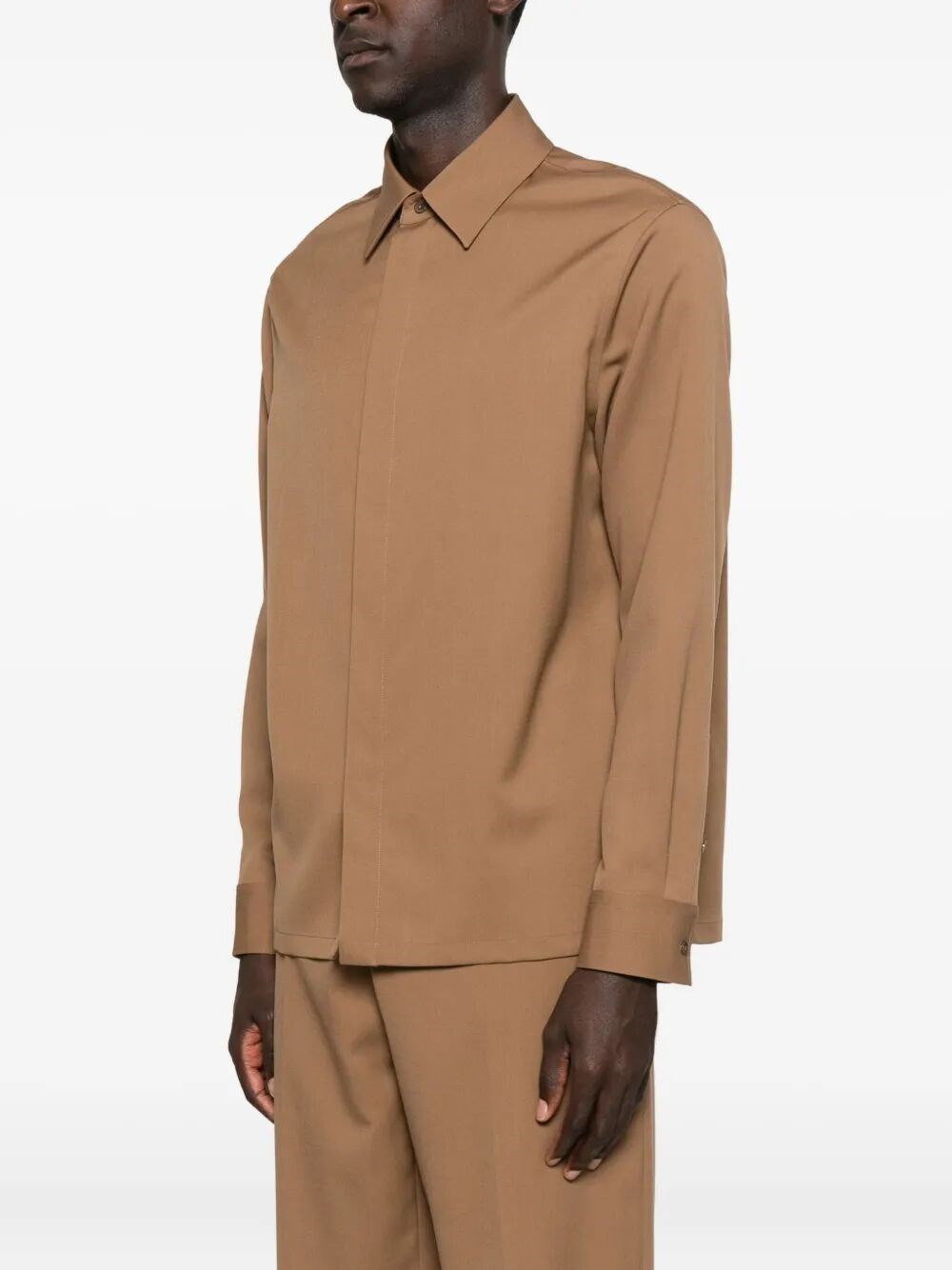 Wool Gabardine Shirt - 5