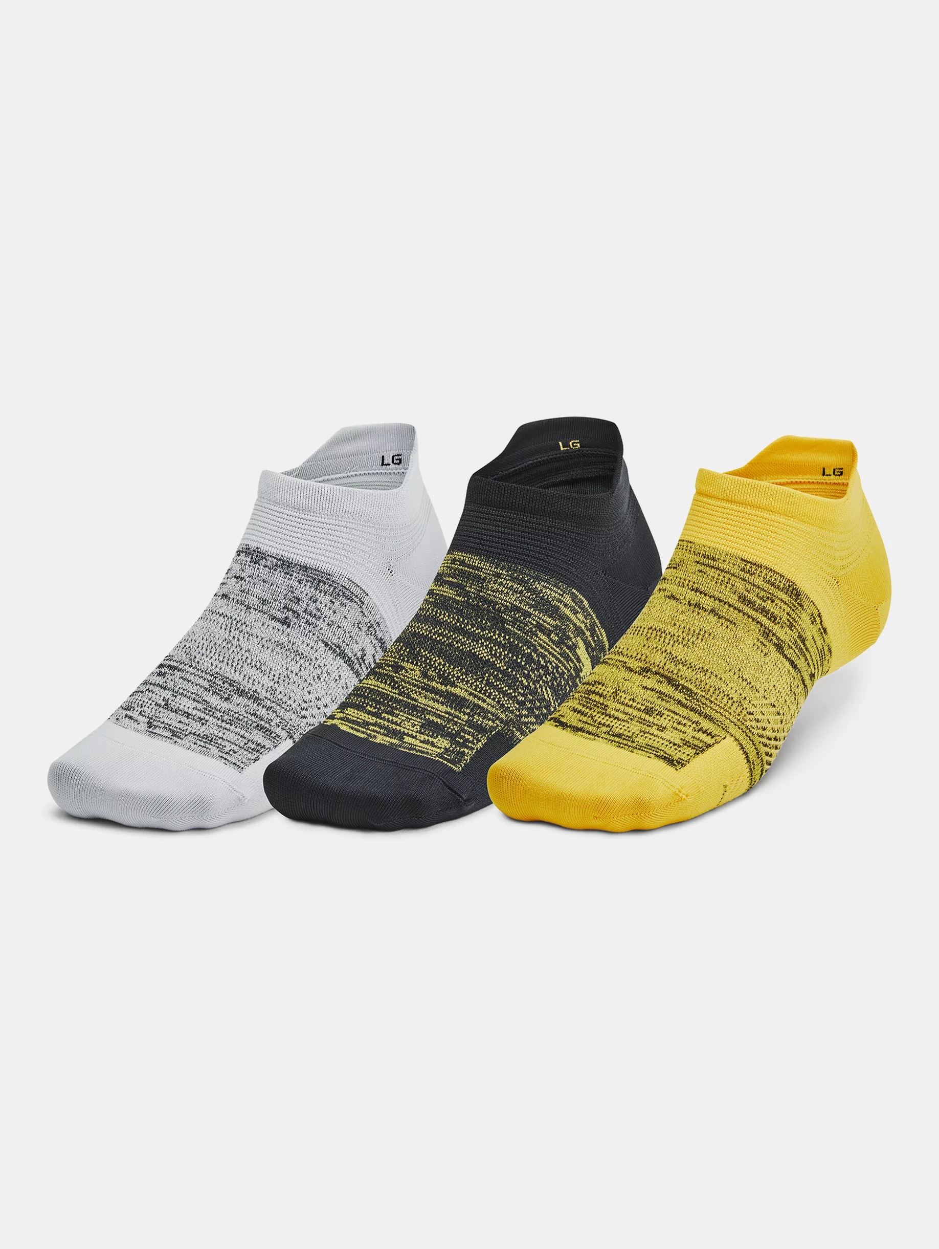 Unisex UA ArmourDry® Run Lite 3-Pack No Show Tab Socks - 3