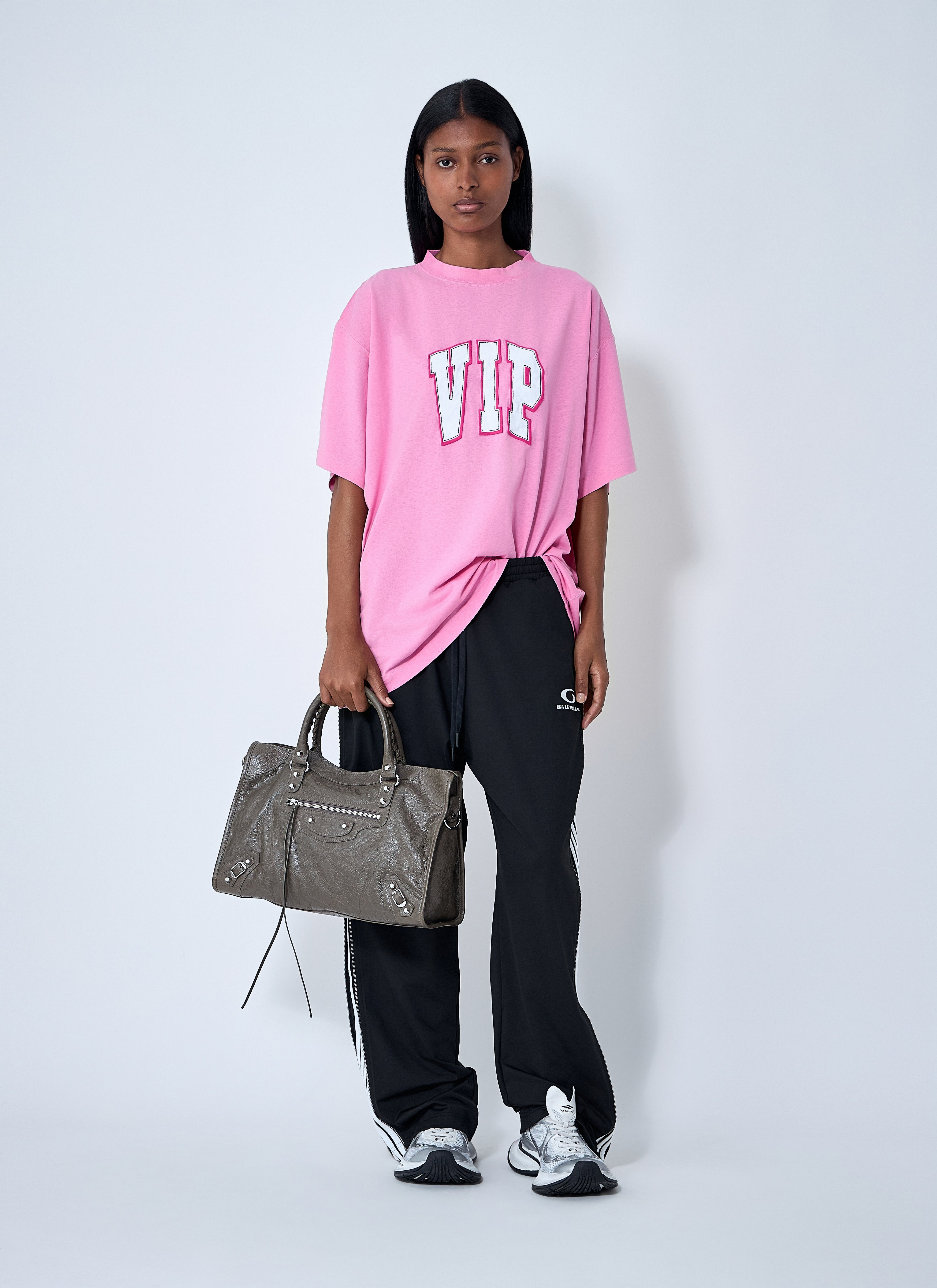 Balenciaga Women Logo Motif T-Shirt - 2