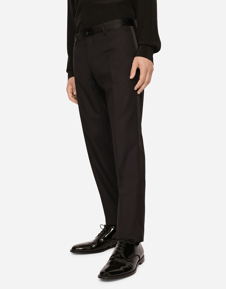 Wool and silk three-piece Martini-fit tuxedo suit - 7