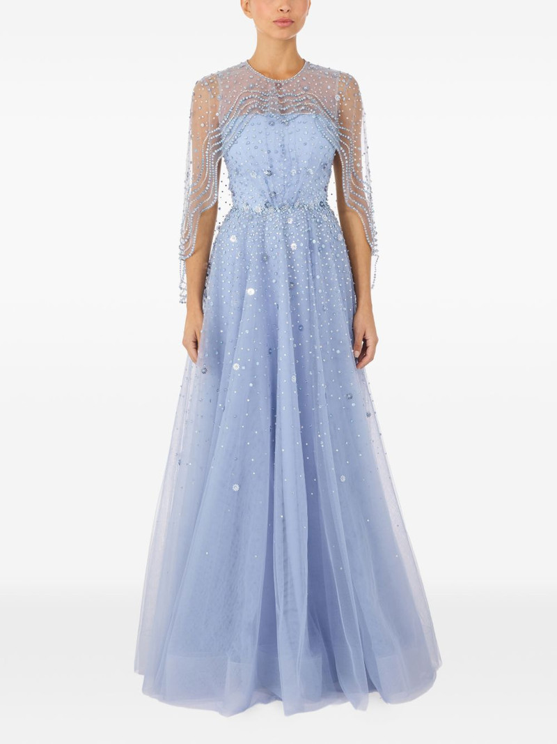 JENNY PACKHAM Oliver beaded-appliqué maxi dress outlook
