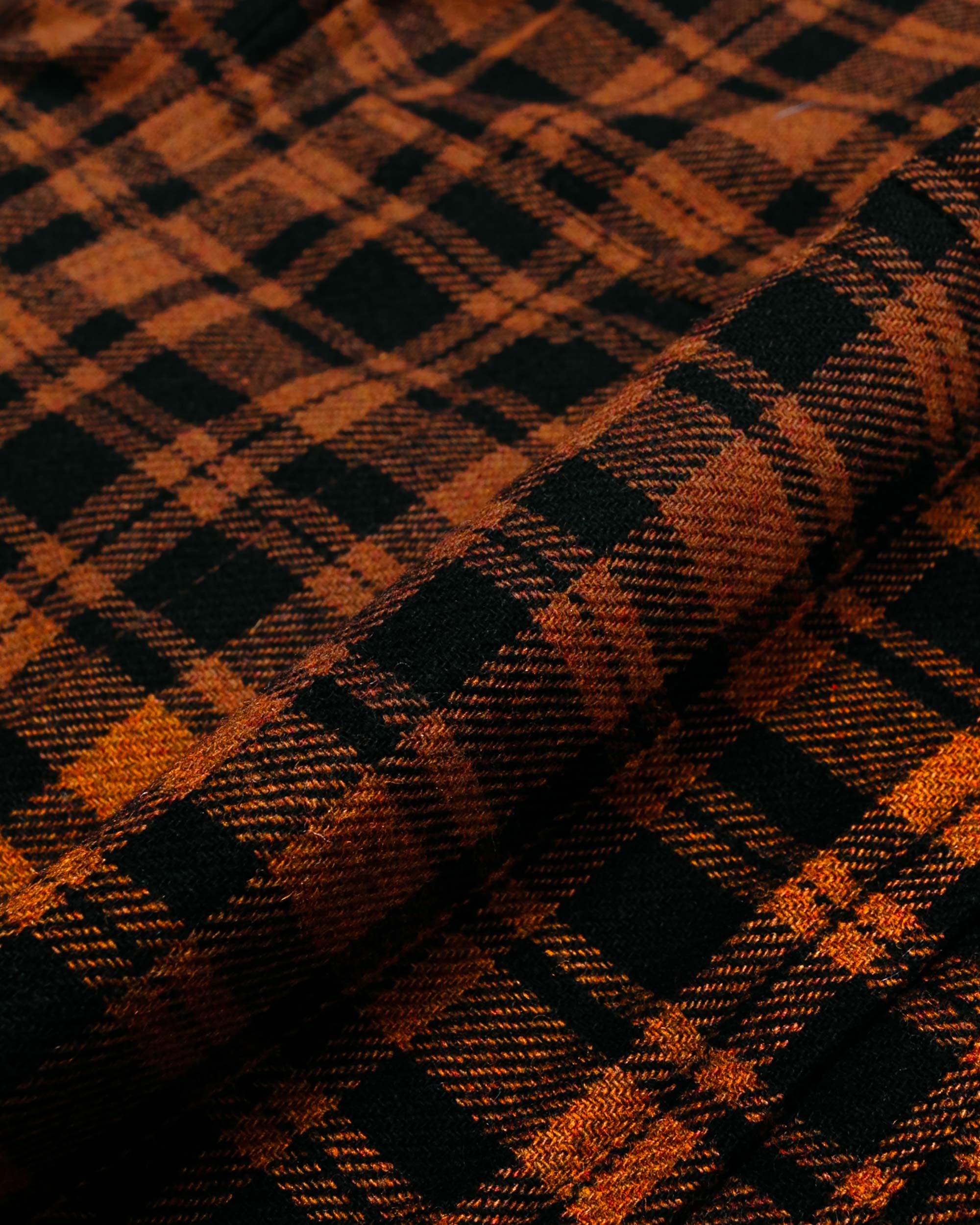 Fish-Hunting Jacket British Wool Tweed Orange - 5