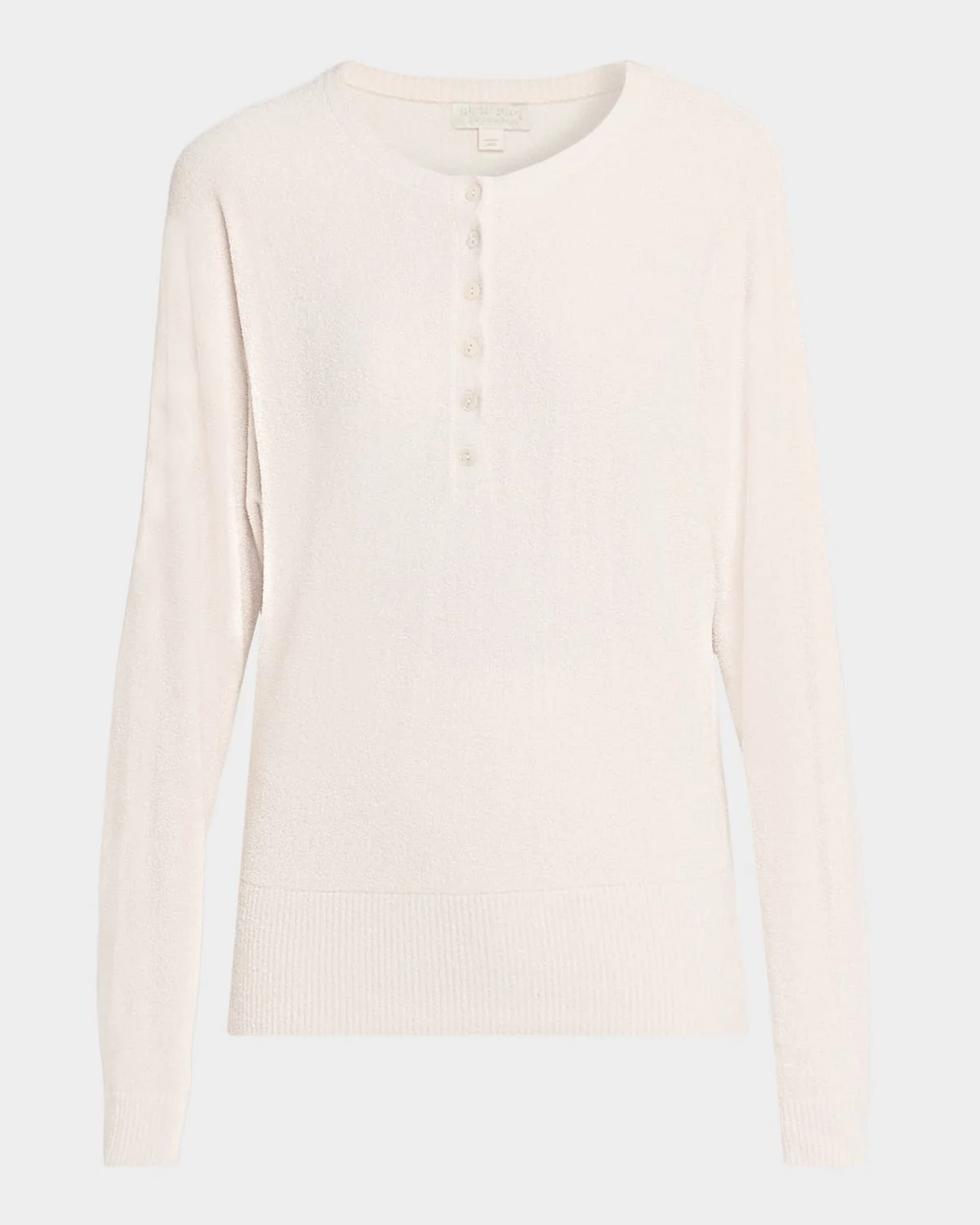 CozyChic Ultra Lite Scalloped Henley Pullover - 1