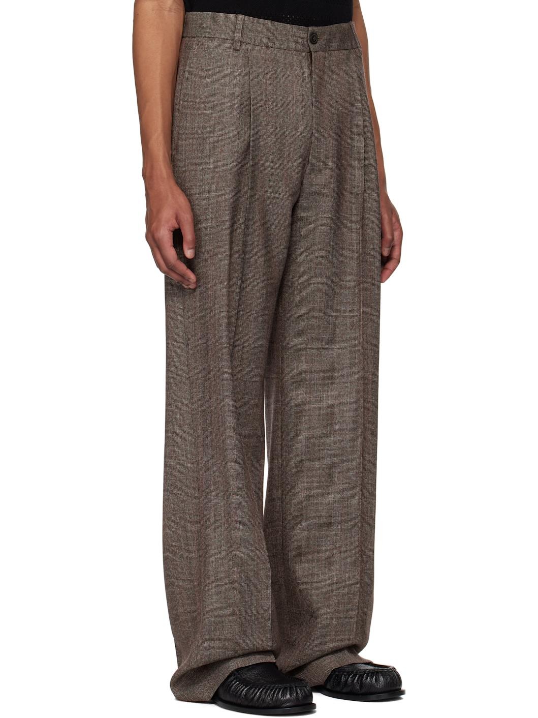 Brown Creased Trousers - 2