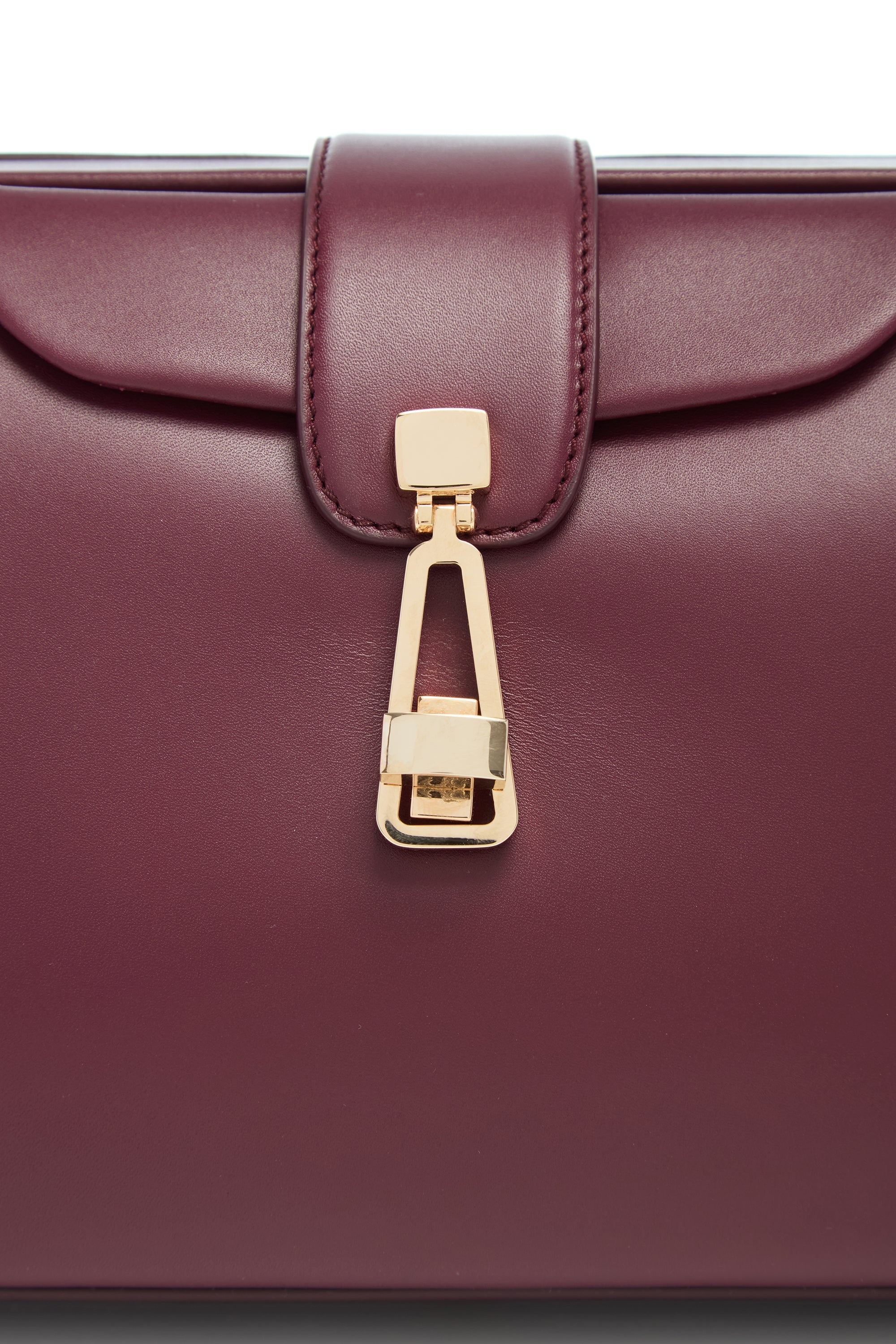 Golda Bag in Bordeaux Leather - 5