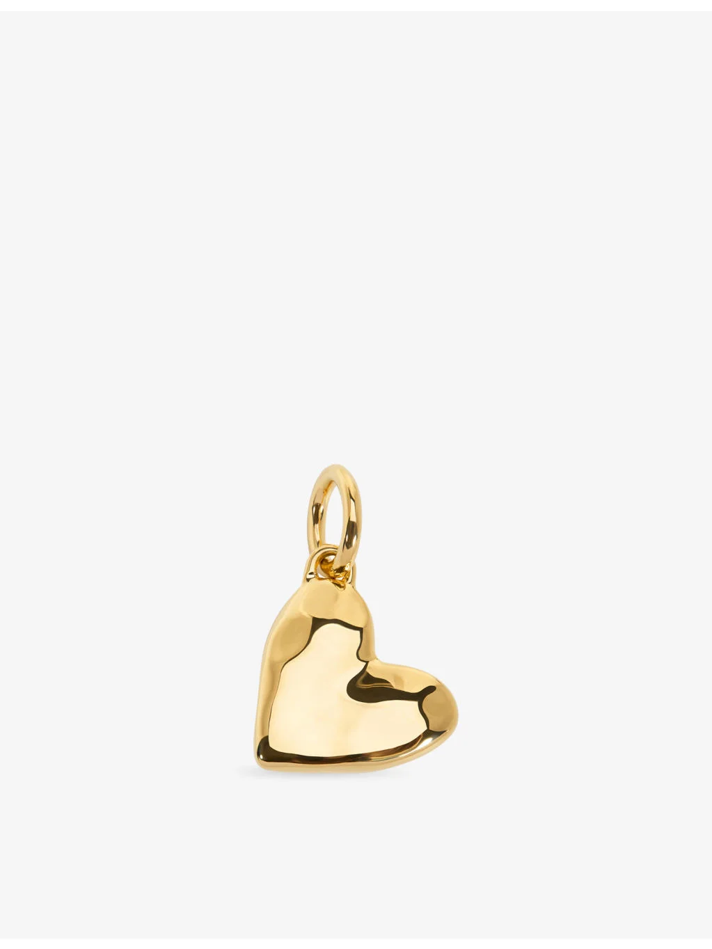 GP Heart 18ct Yellow Gold Vermeil Pendant Charm - 1