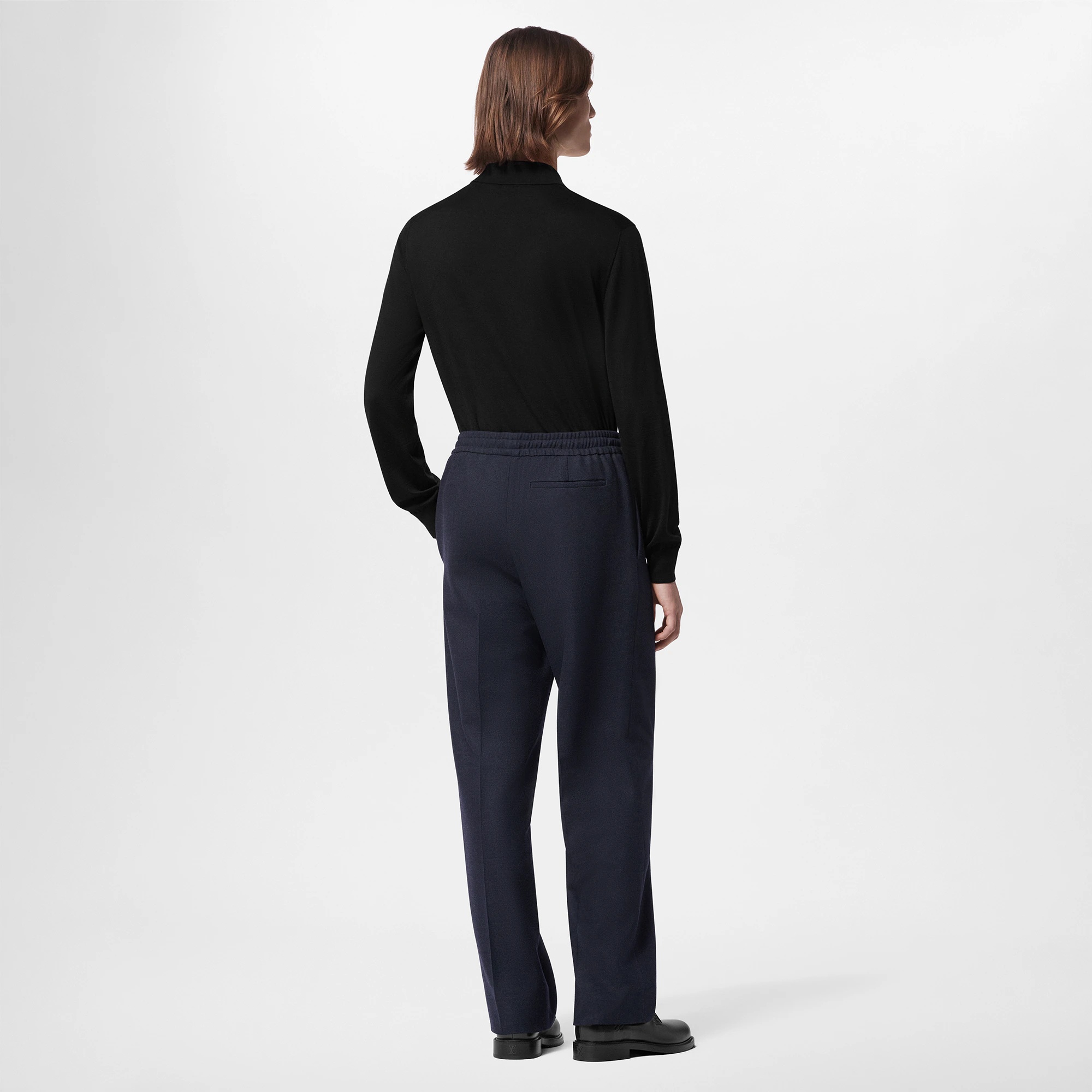 Silk And Cashmere Blend Long-Sleeved Polo Shirt - 5