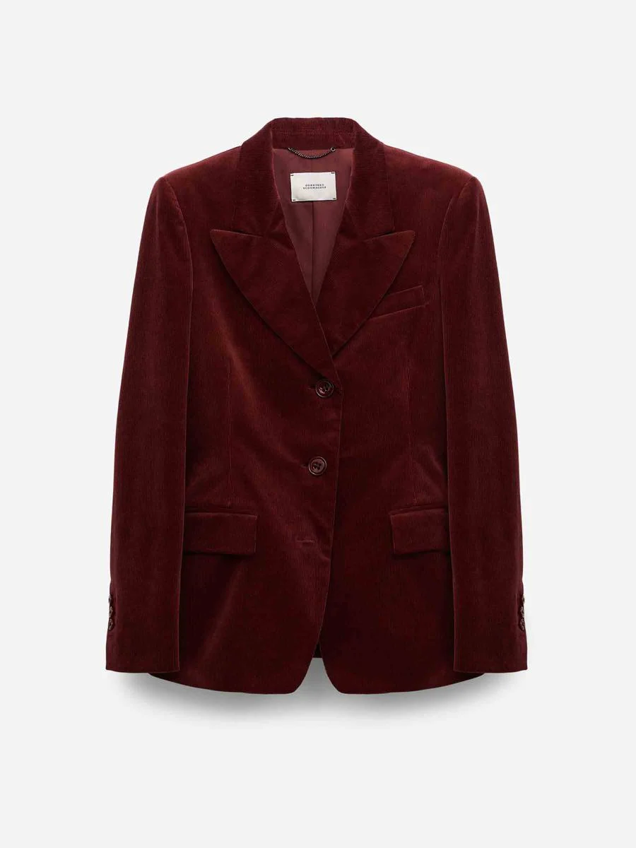 Dorothee Schumacher Fitted Corduroy Blazer - 1
