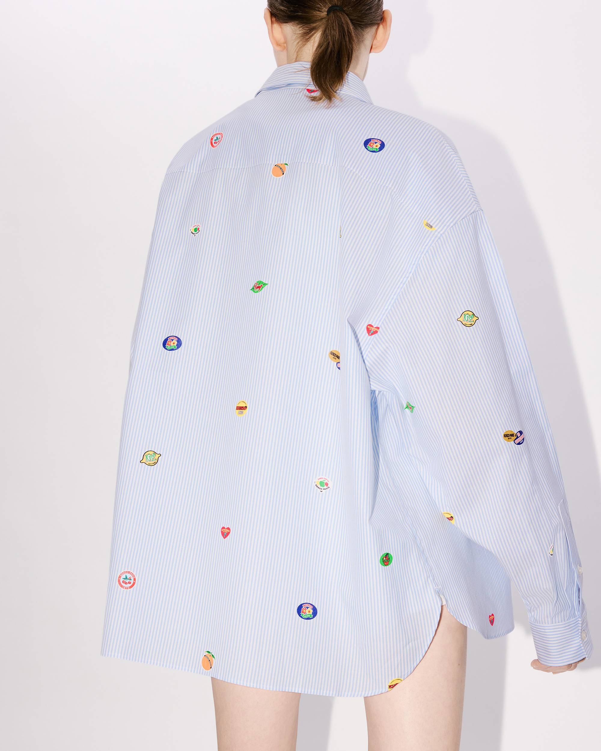 'KENZO Fruit Stickers' dropped shoulders shirt - 7