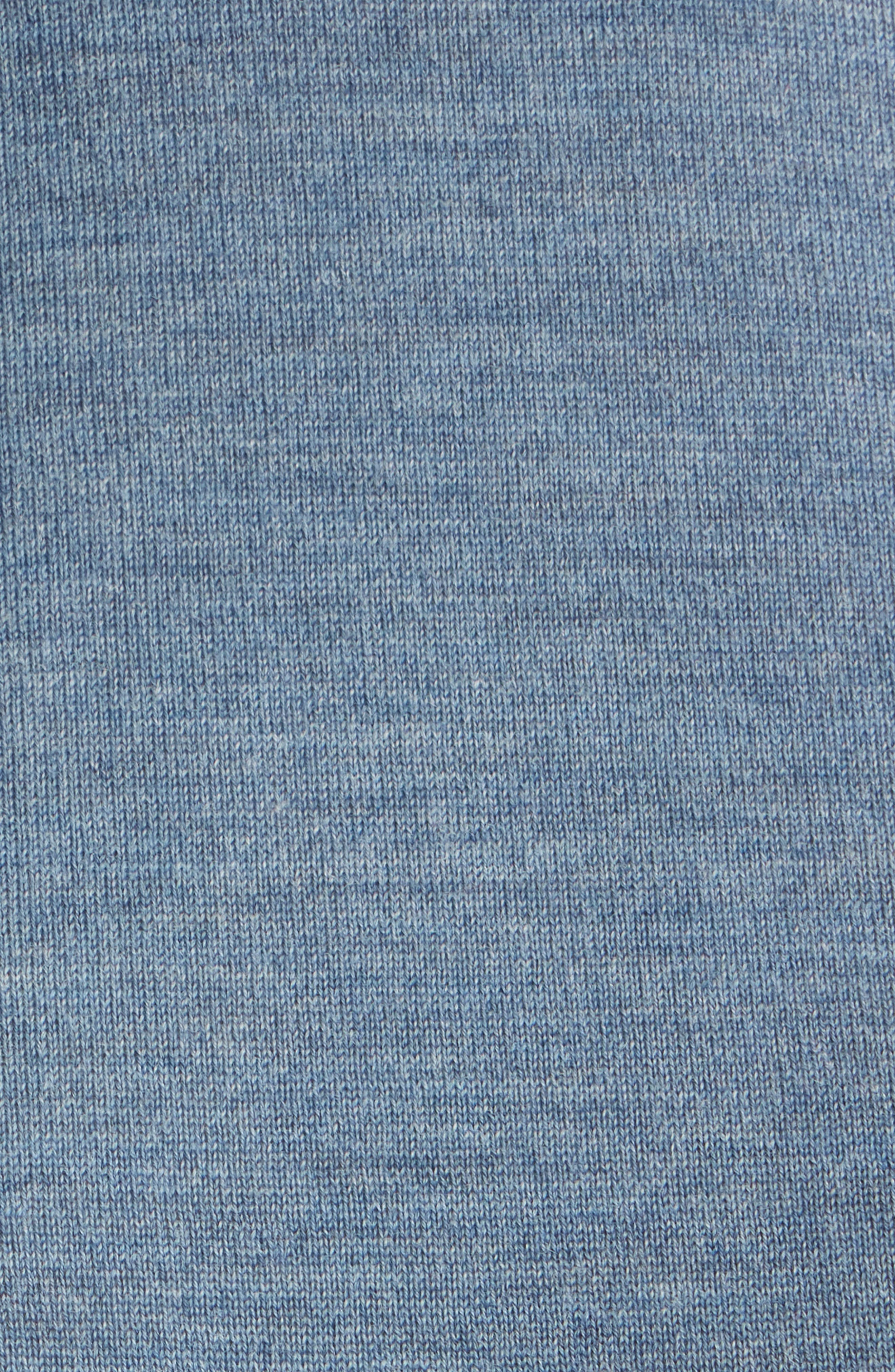 BOSS Fipini Turtleneck Sleeveless Virgin Wool Sweater in Tanzanite at Nordstrom - 6