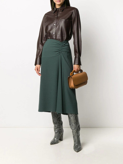 Vince longsleeved leather shirt outlook