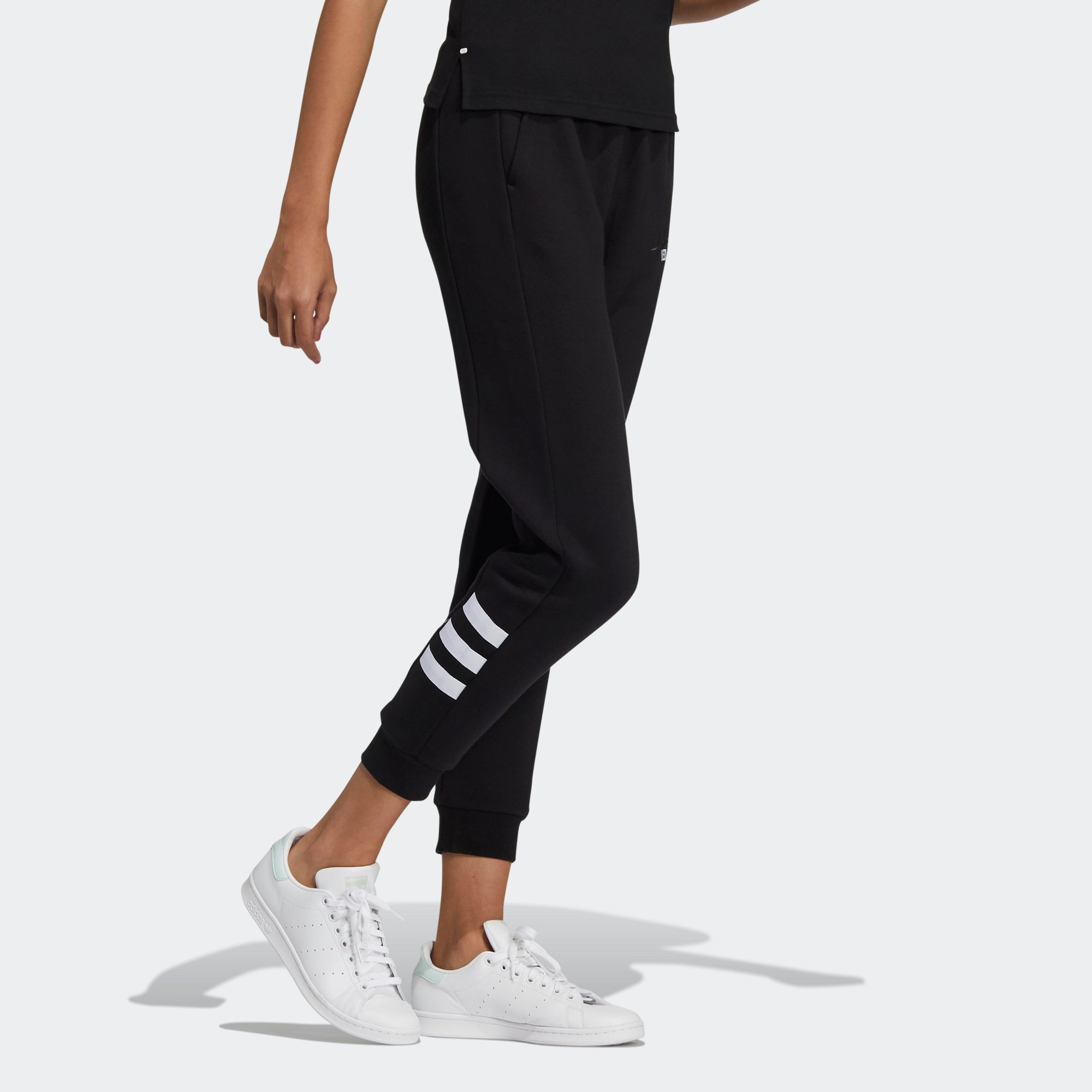 (WMNS) adidas Neo Track Pants 'Black' HB7391 - 4