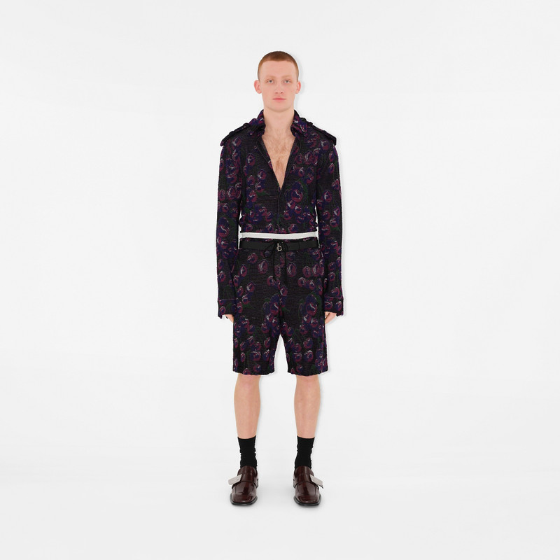 Burberry Cherry Cotton Silk Shorts outlook