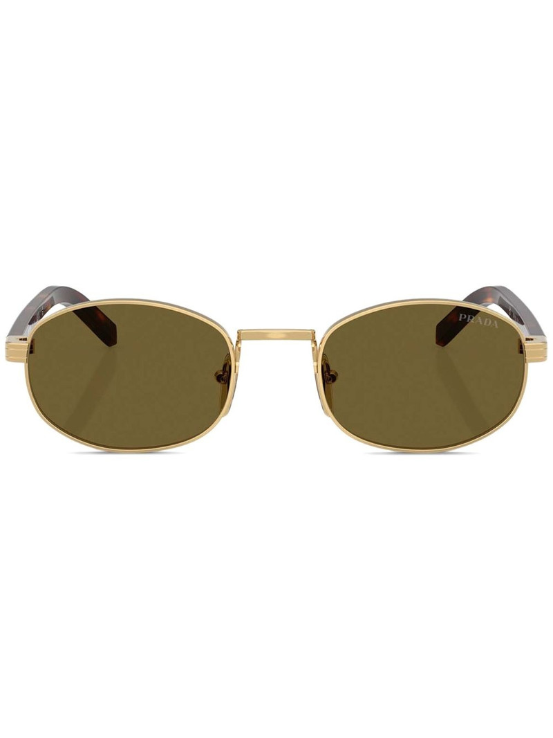 oval-frame sunglasses 1
