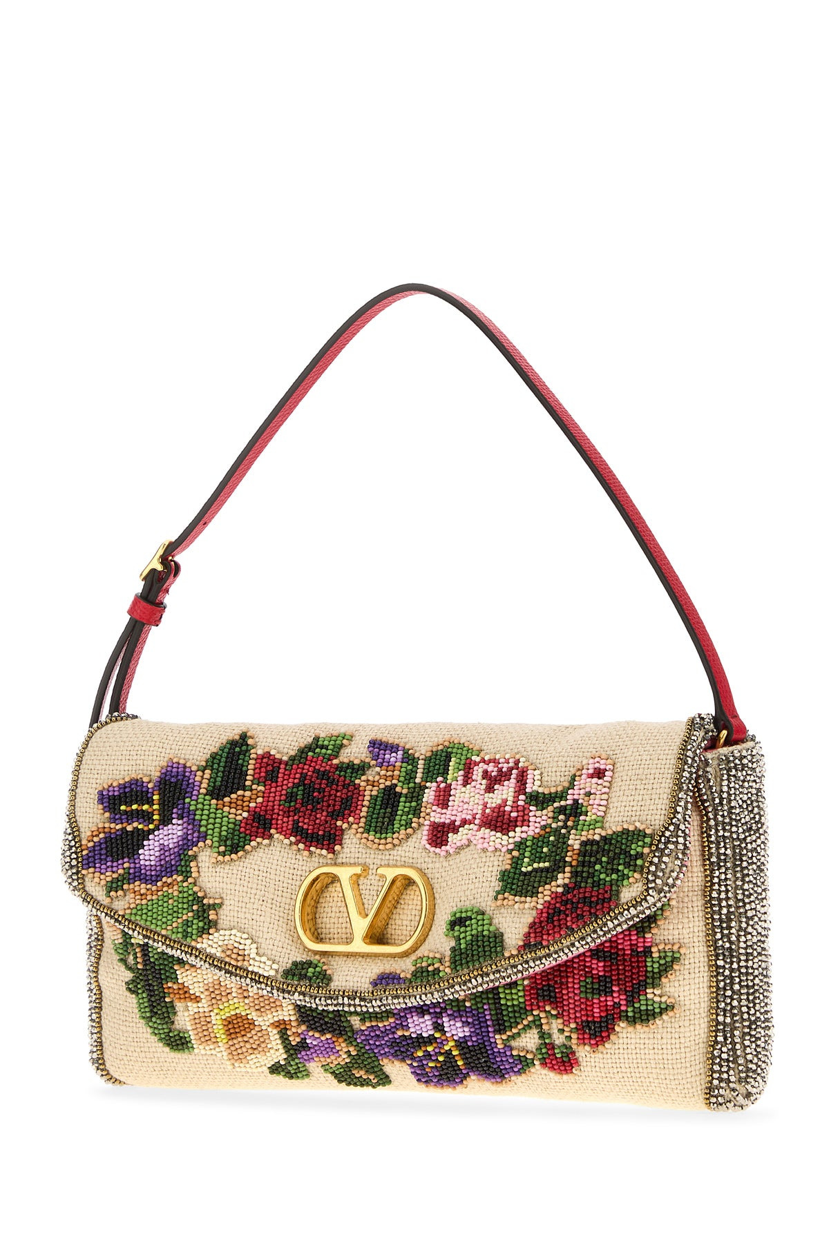 Embellishment canvas Vain Soft shoulder bag - 2