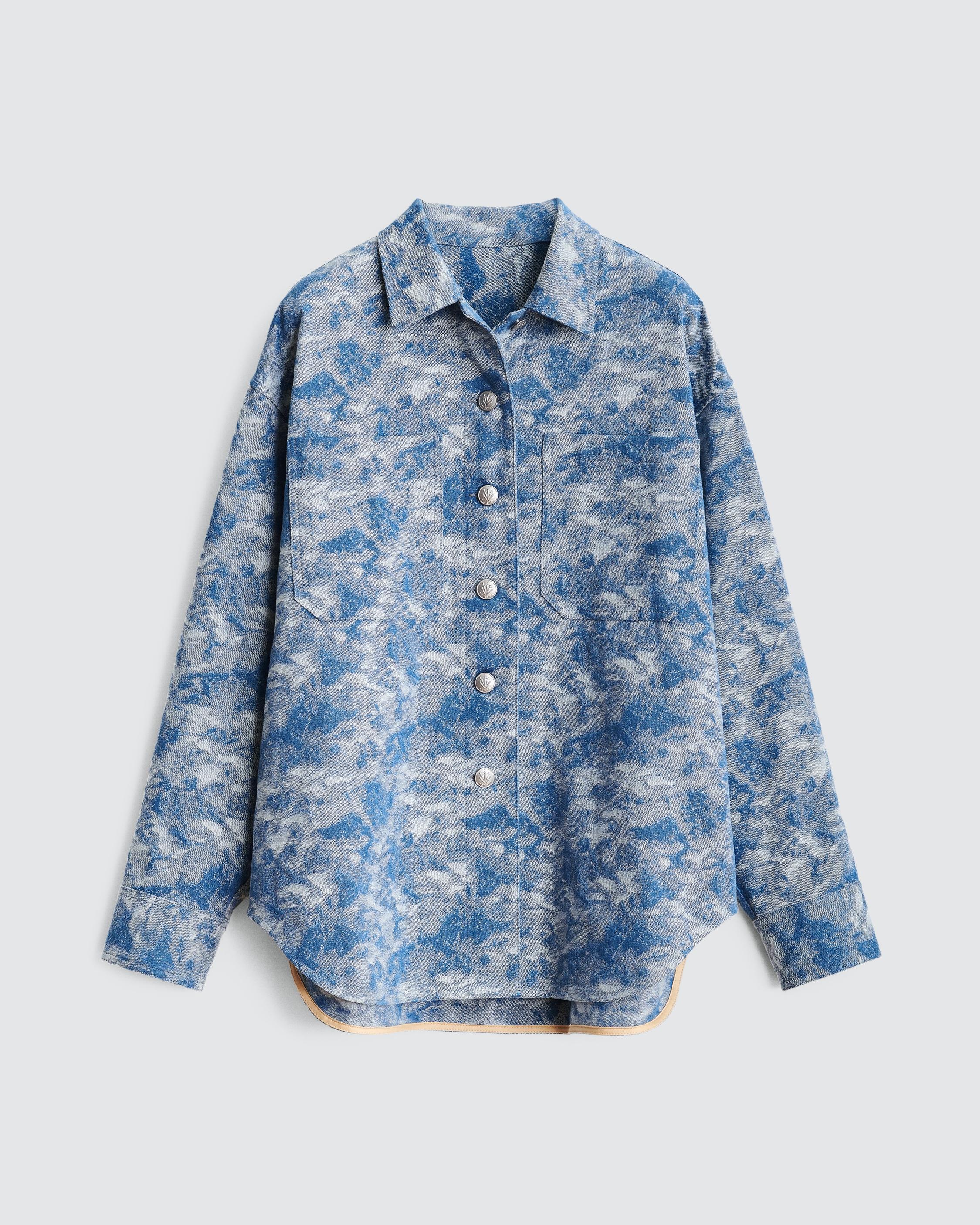 Lory Denim Shirt Jacket
Oversized Fit Jacket - 1