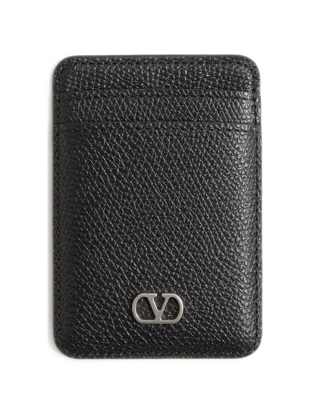 logo-plaque magnetic cardholder - 1