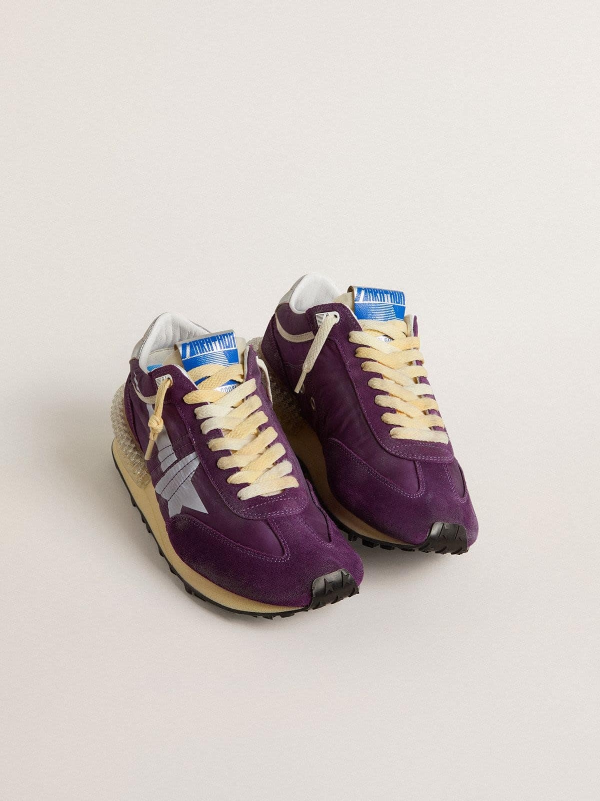 Men’s Marathon with purple nylon upper and white star - 2