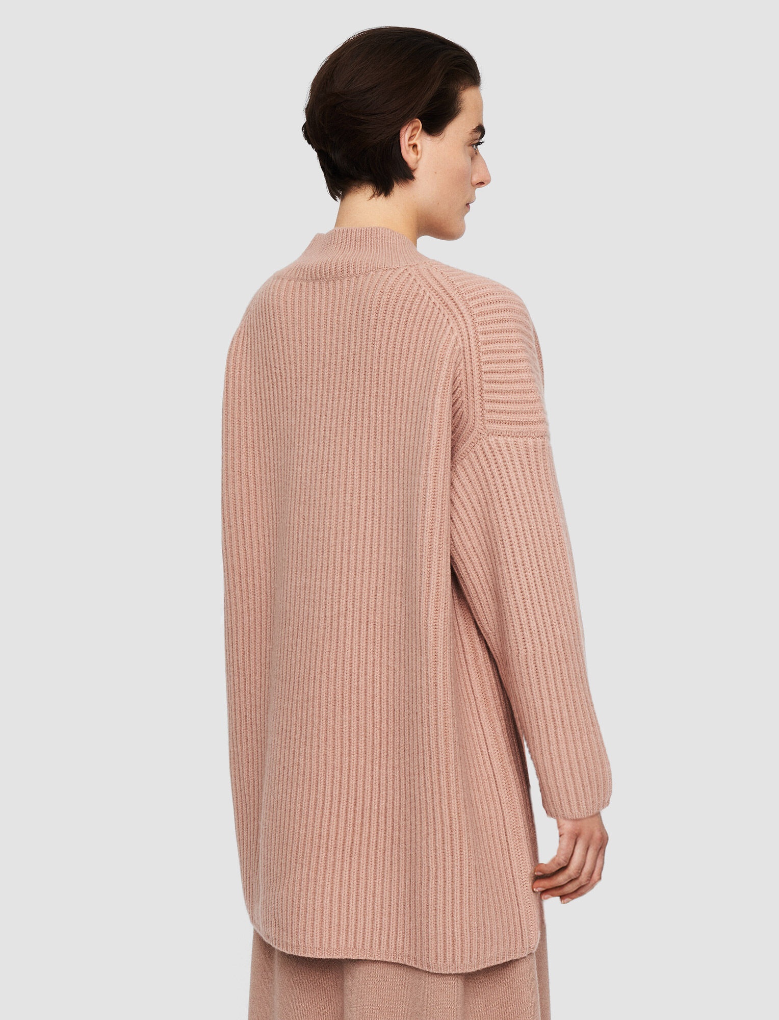 Cardigan Stitch V Neck Jumper - 4