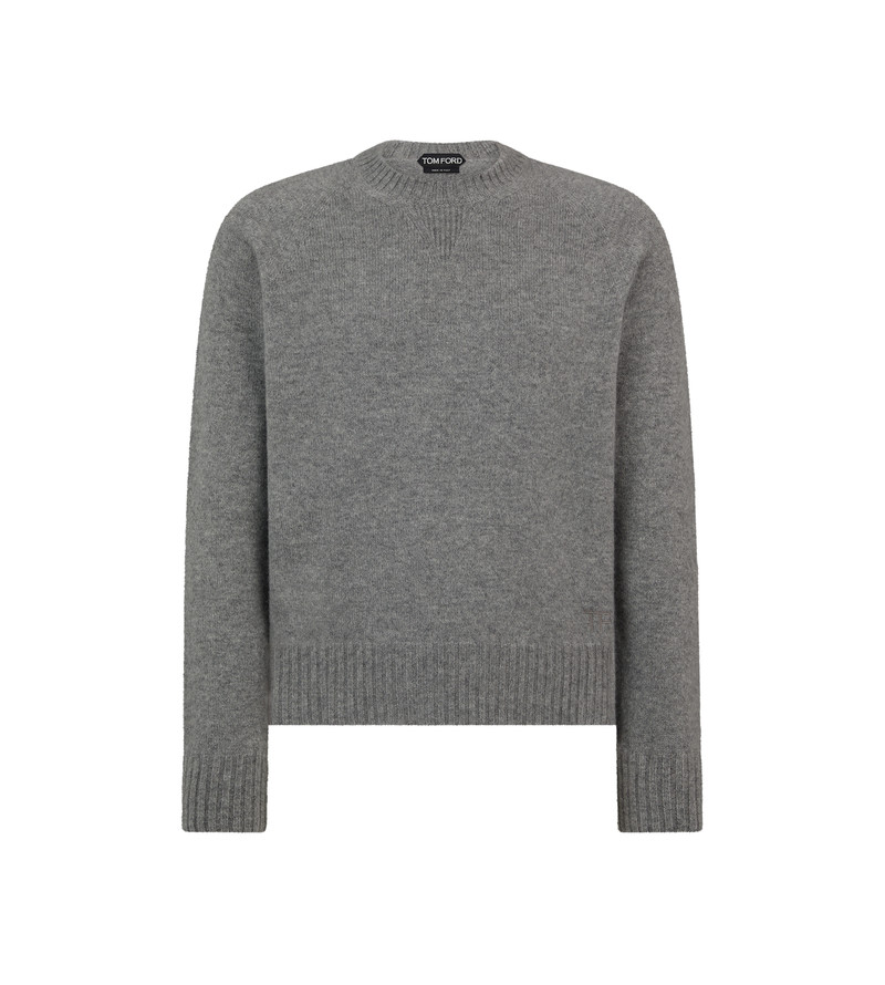 SEAMLESS CASHMERE CREW NECK 1