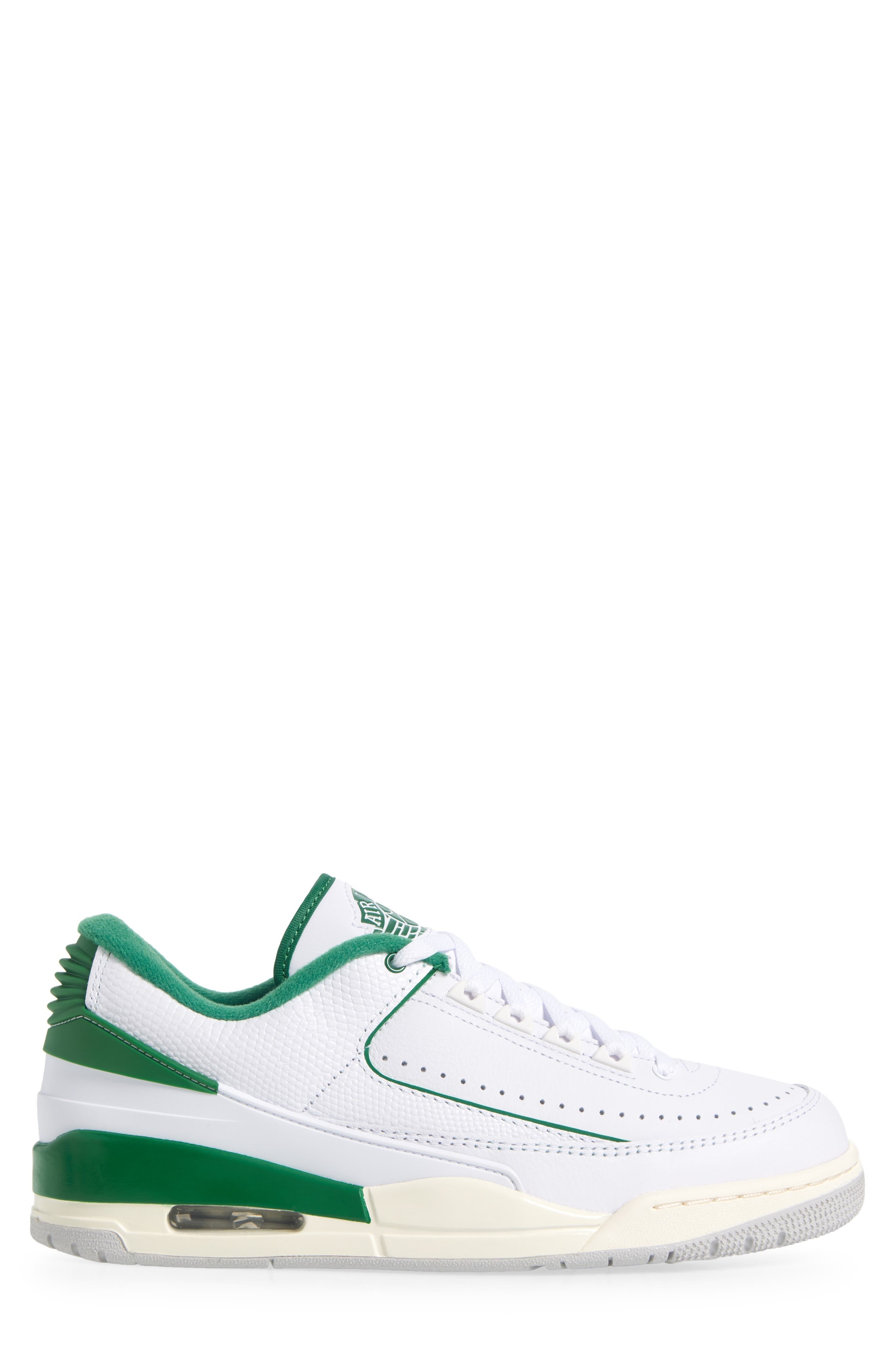 Jordan 2/3 Sneaker in White/Pine Green/Sail/Grey at Nordstrom - 3